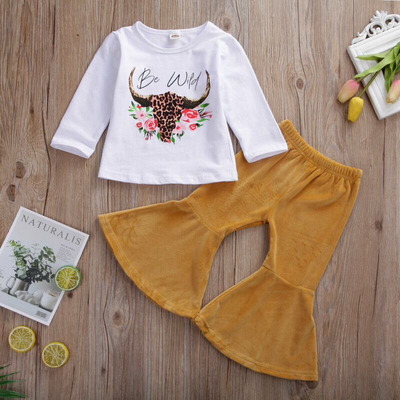 Girl Long Sleeve Pant Set