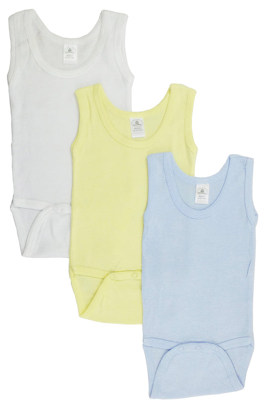 Baby Boy Tank Top Onesies (Pack of 3)