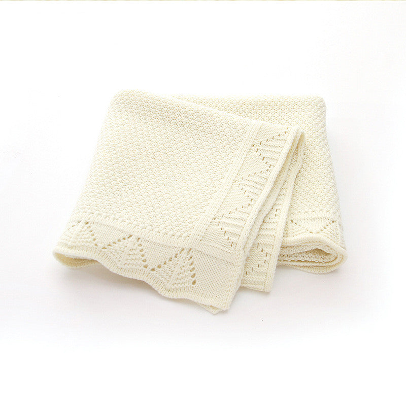 Knitted blanket baby windproof cover