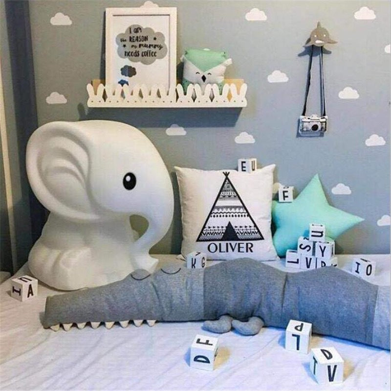 Baby Bedding Cartoon Baby Crib Bumper Pillow