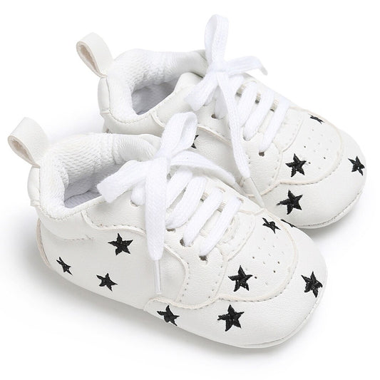 Baby Boy Girl Hearts Cross Shoes