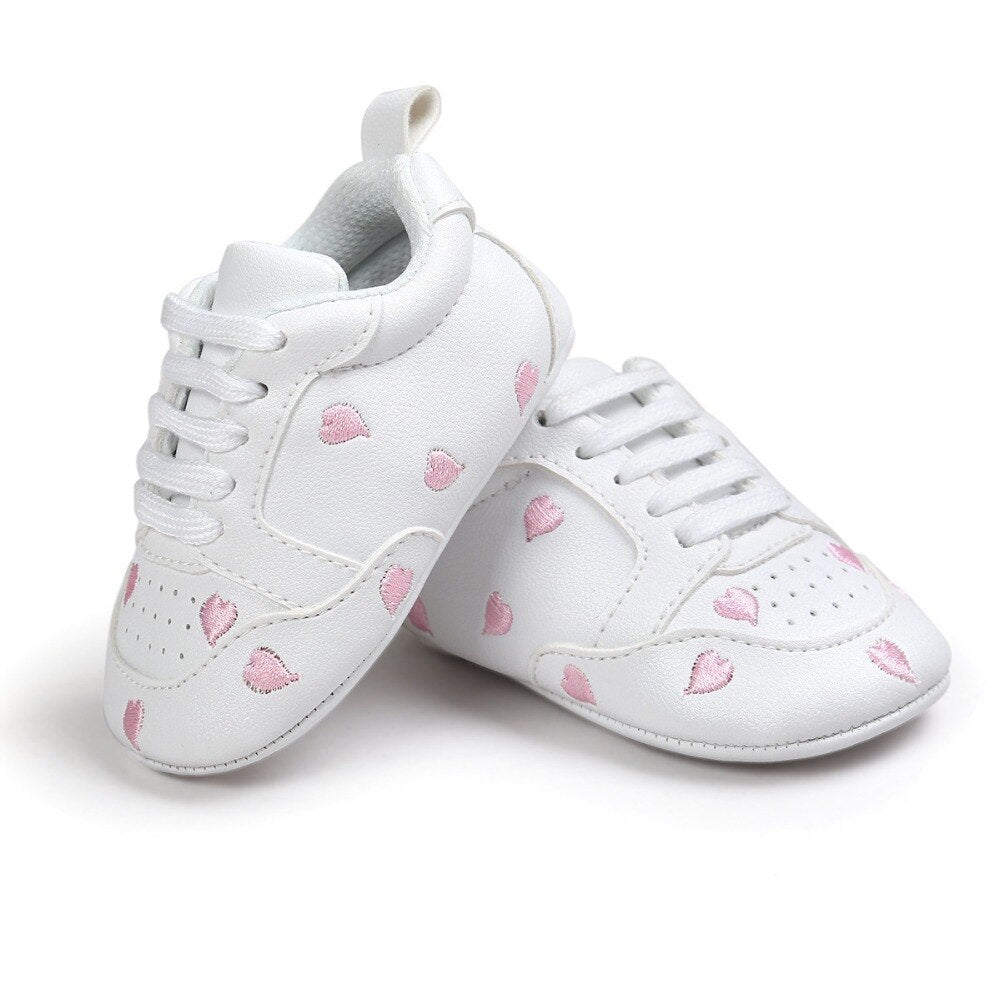 Baby Shoes Newborn Boys Girls Heart Star