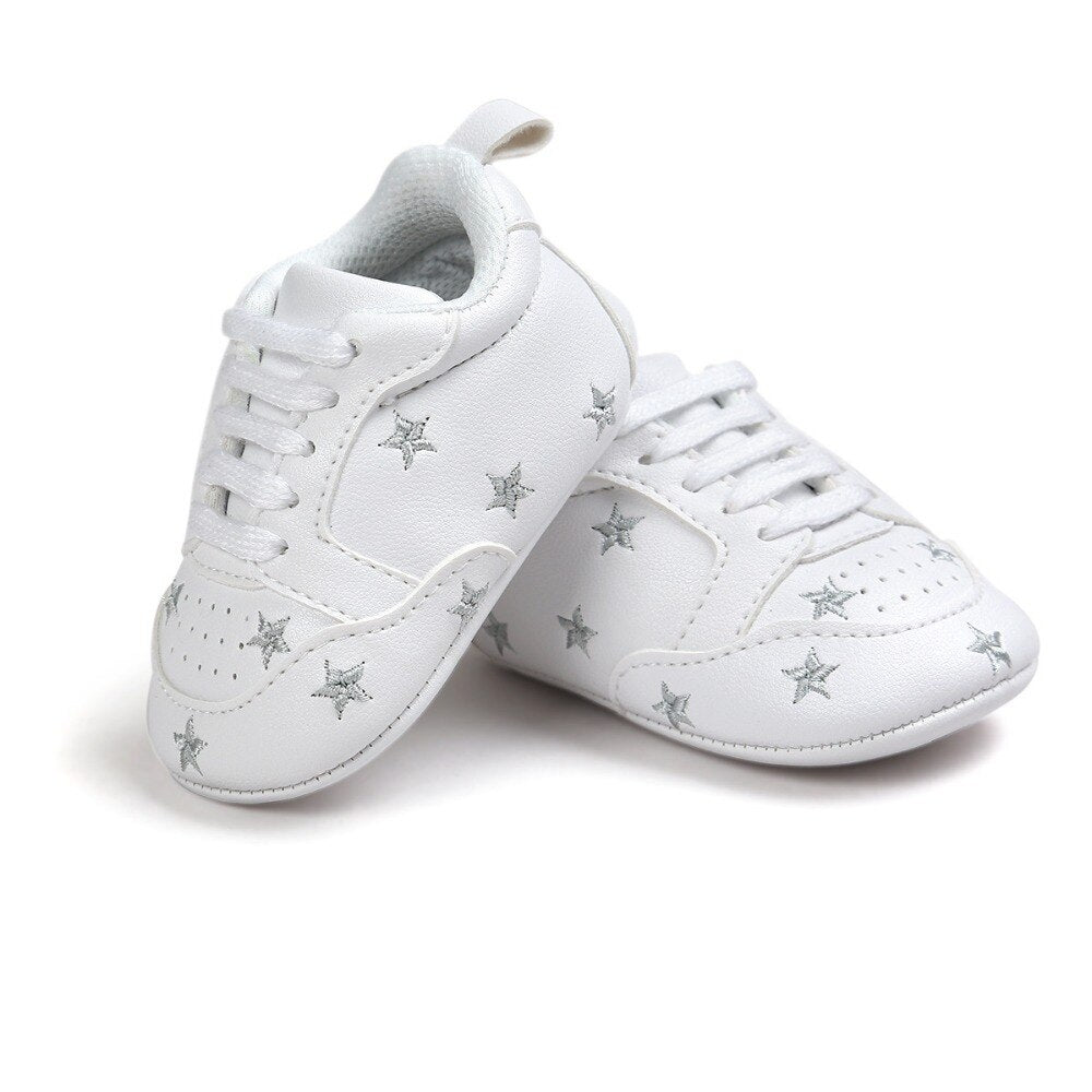 Baby Shoes Newborn Boys Girls Heart Star