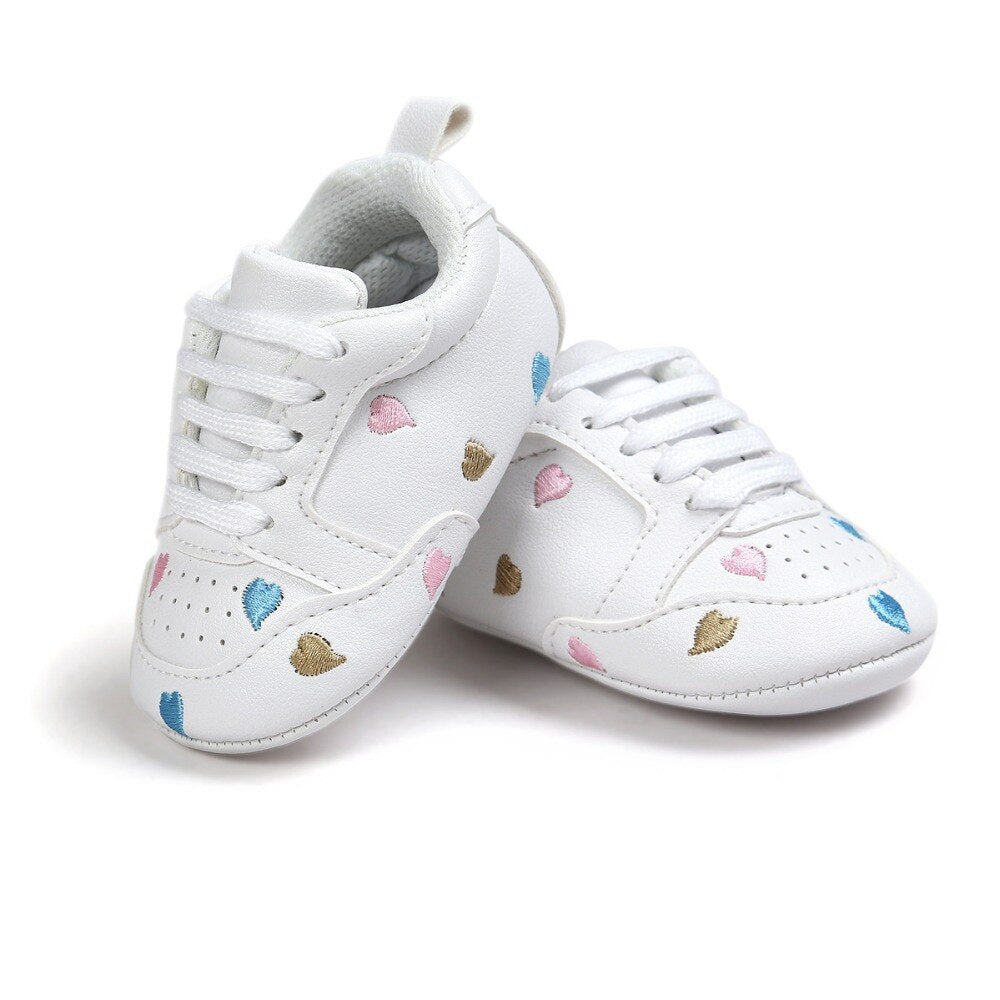 Baby Shoes Newborn Boys Girls Heart Star