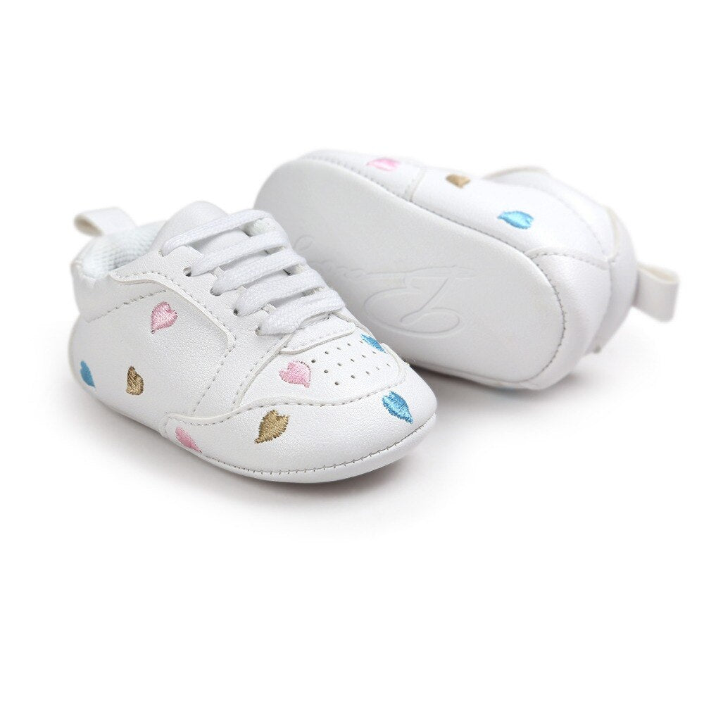 Baby Shoes Newborn Boys Girls Heart Star