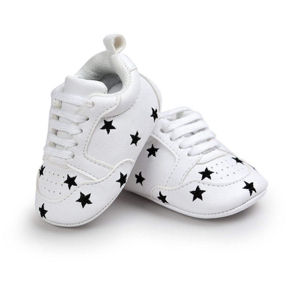 Baby Shoes Newborn Boys Girls Heart Star