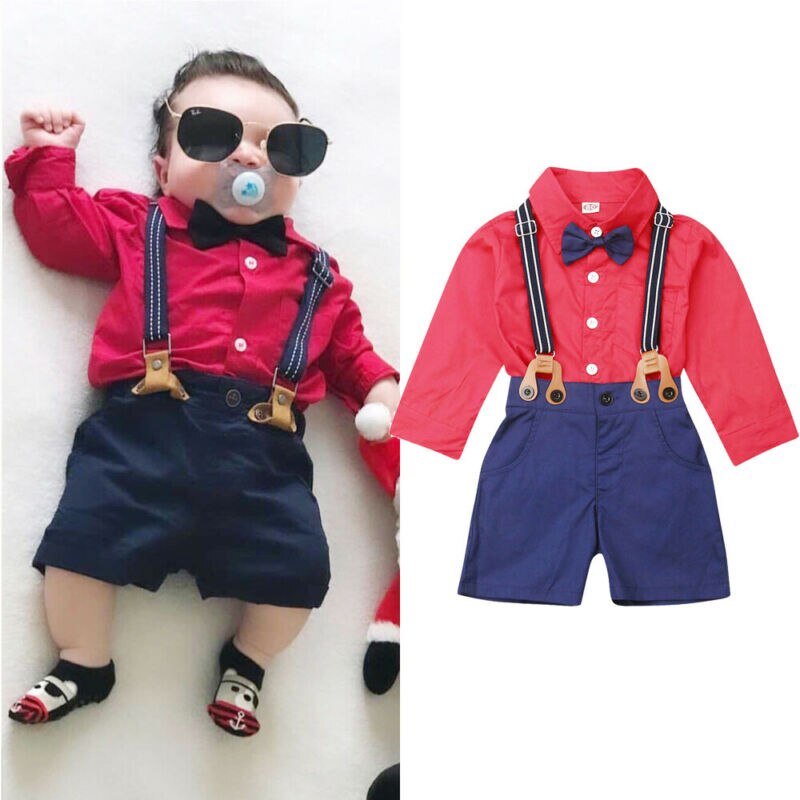 Formal Kid Baby Boy Gentleman Clothes Sets