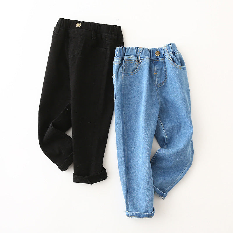 Boys Elastic Waist  Denim