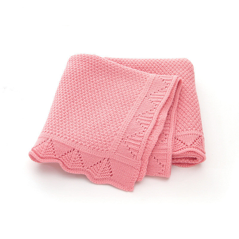 Knitted blanket baby windproof cover