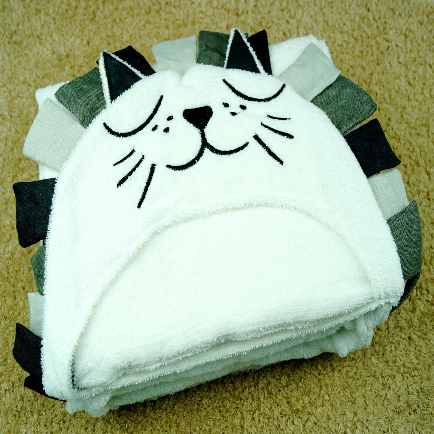 Baby Lion Cat Shape Bath Towel