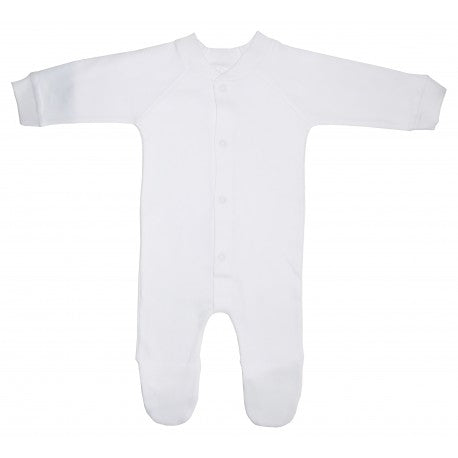 Baby Neutral Interlock White Closed-toe Sleep & Play