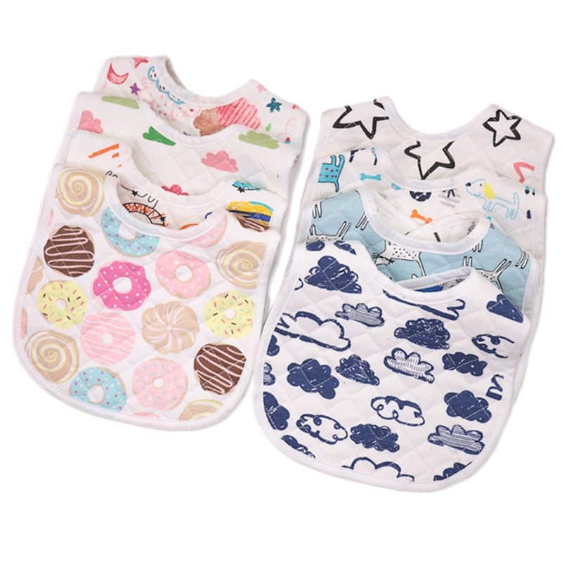 Baby Bibs Cute Cartoon Pattern Toddler Baby