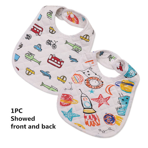 Baby Bibs Cute Cartoon Pattern Toddler Baby