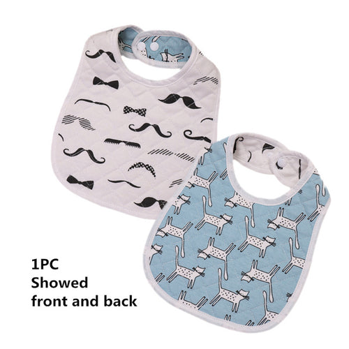 Baby Bibs Cute Cartoon Pattern Toddler Baby