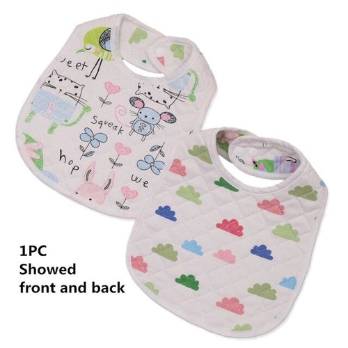 Baby Bibs Cute Cartoon Pattern Toddler Baby