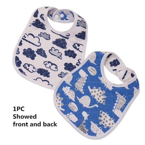 Baby Bibs Cute Cartoon Pattern Toddler Baby