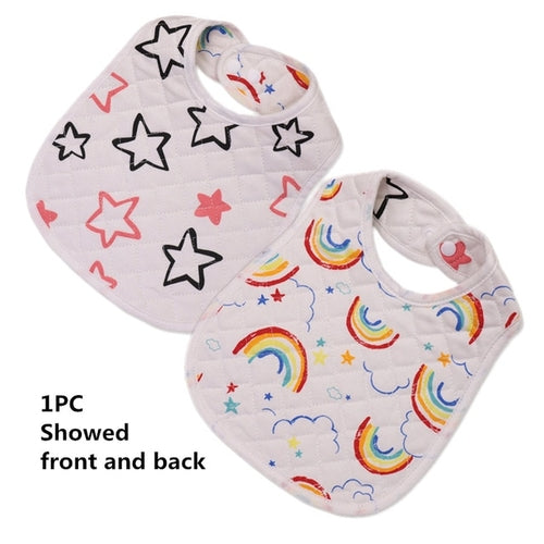 Baby Bibs Cute Cartoon Pattern Toddler Baby