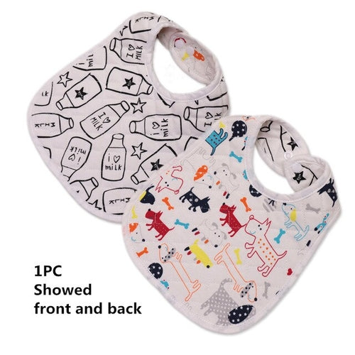 Baby Bibs Cute Cartoon Pattern Toddler Baby