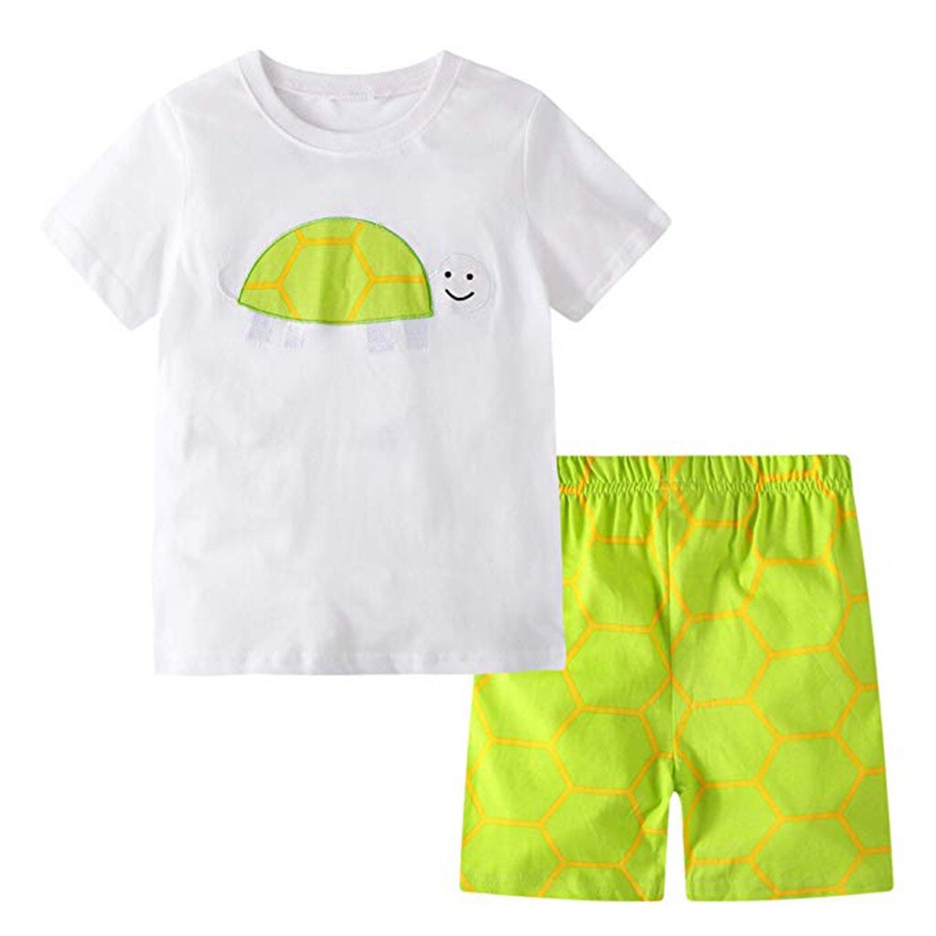 Boys Set Cartoon T shirt Short Sleeve