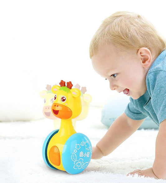 Baby Giraffe Tumbler Toddler Toys Rattles Mobiles