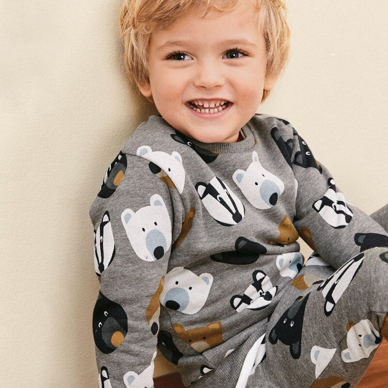 Boys Animal Print 2pc Set