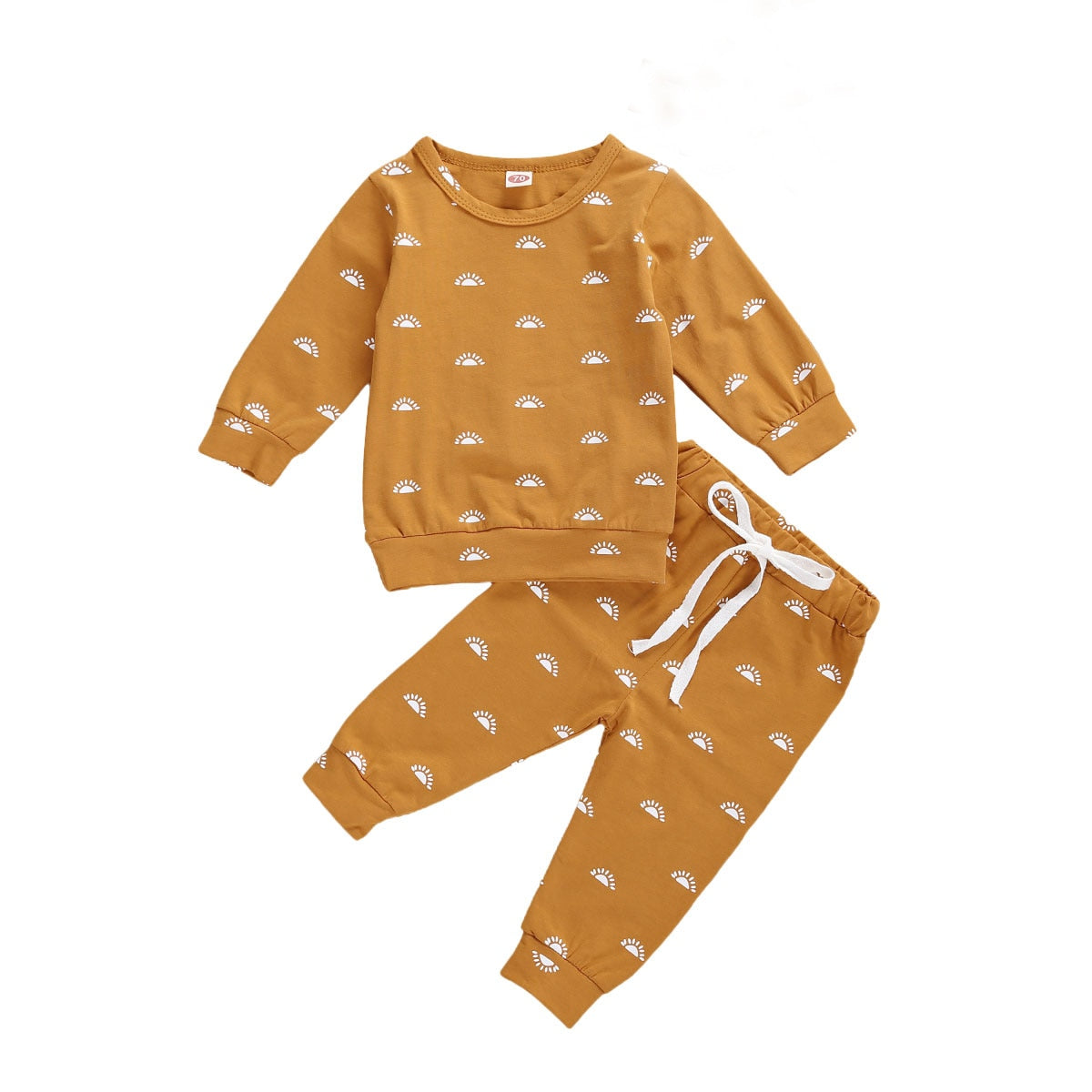 Earth-tone Jogger Pants Set for Kids and Babies