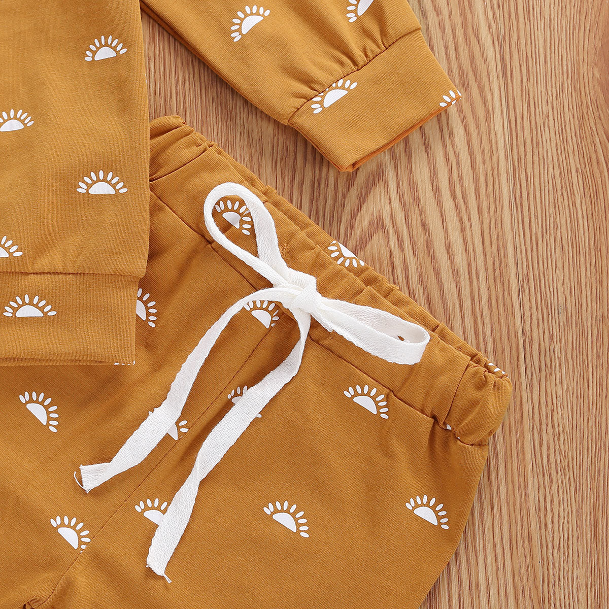 Earth-tone Jogger Pants Set for Kids and Babies