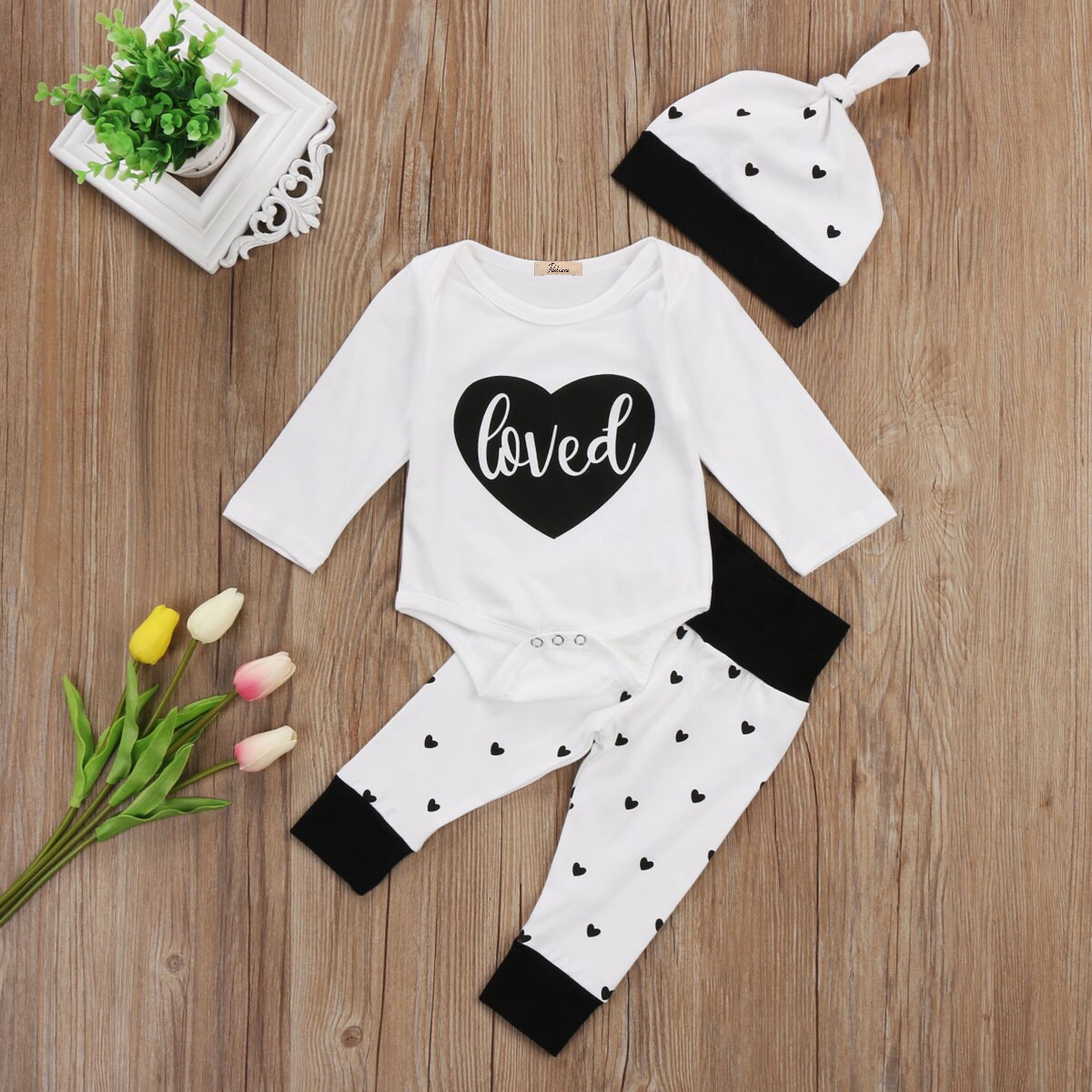 Baby Loved Little Heart 4Pcs Set