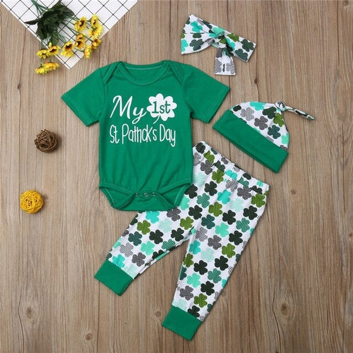 Lovely Baby Girl Boy St Patrick's Day Clothes