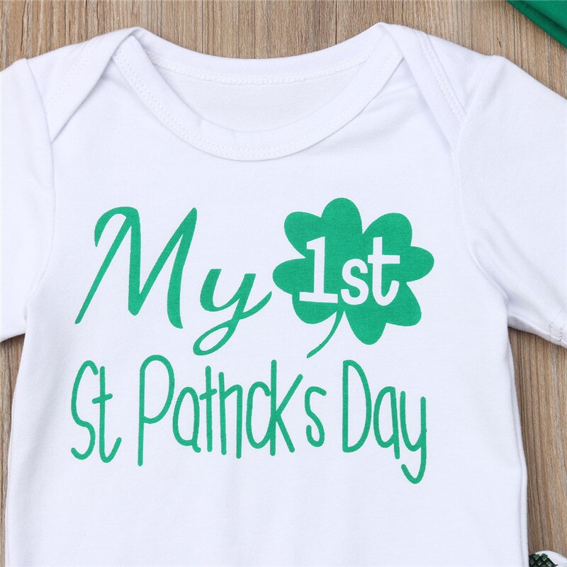 Lovely Baby Girl Boy St Patrick's Day Clothes