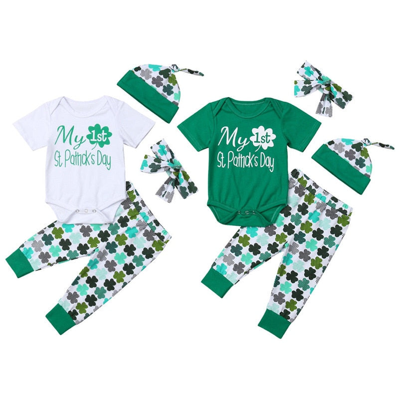 Lovely Baby Girl Boy St Patrick's Day Clothes