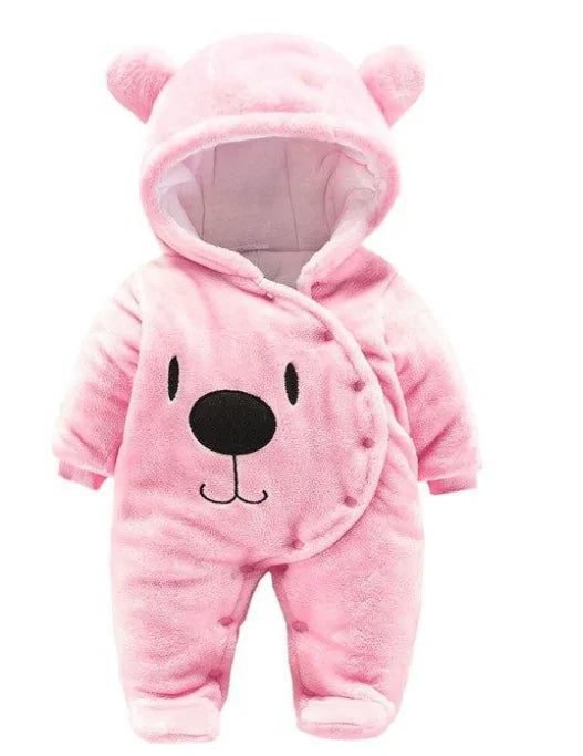 Bear Hooded Jumpsuit Baby