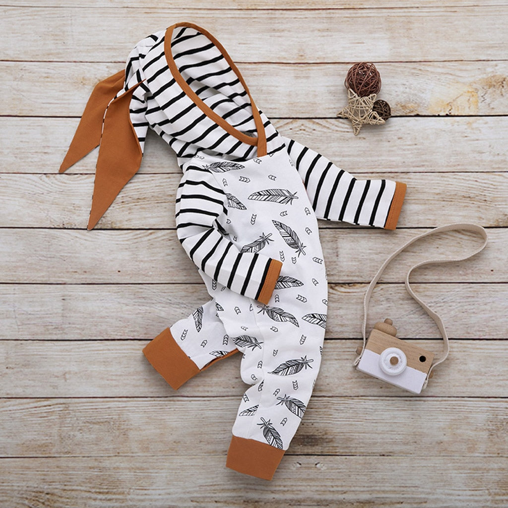 Newborn Baby Boy Hooded Set