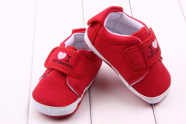 Baby Sneaker Anti-slip Letter Heart Shoes