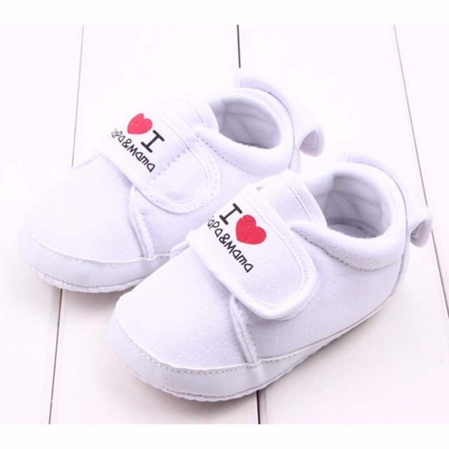 Baby Sneaker Anti-slip Letter Heart Shoes