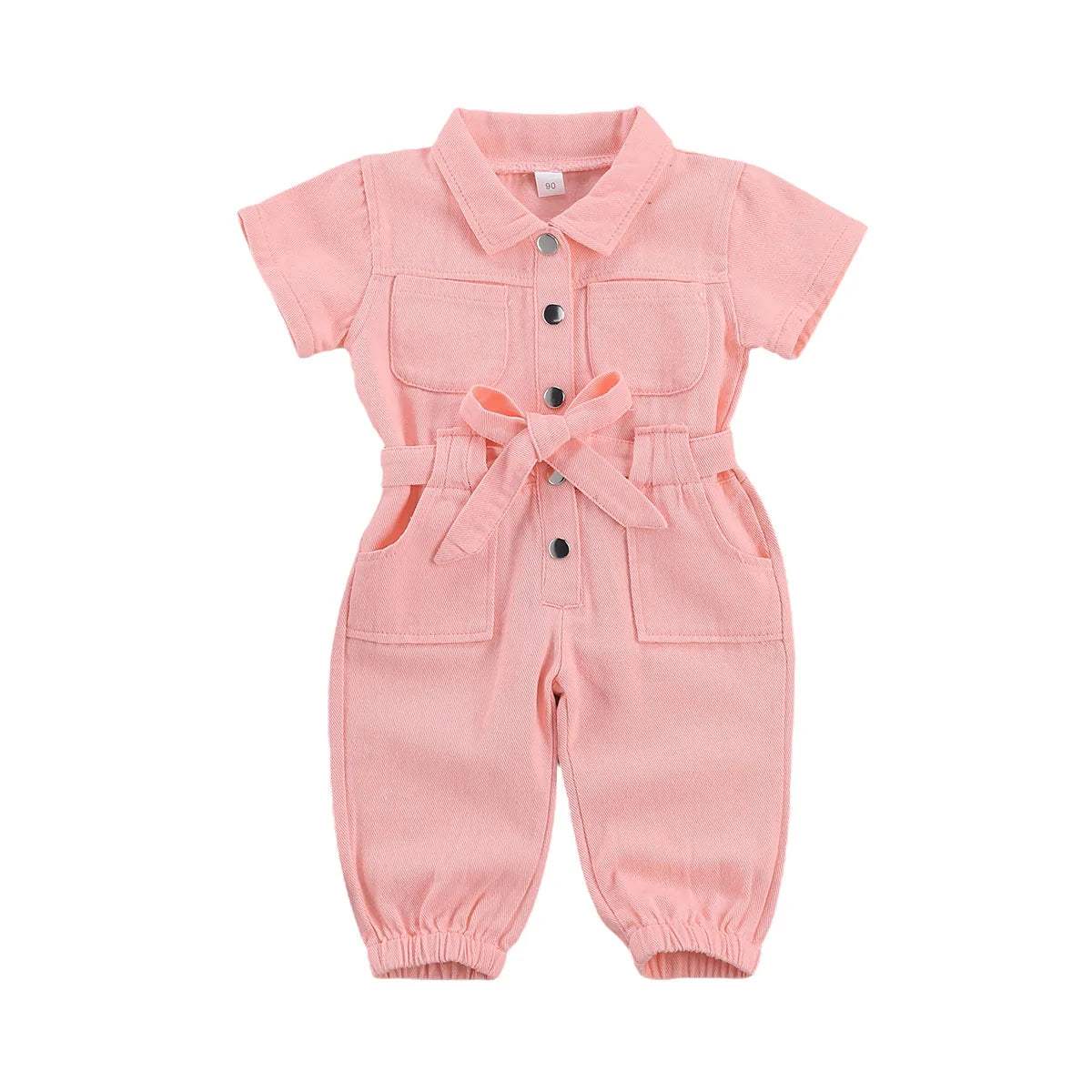 Baby Girls Denim Jumpsuit