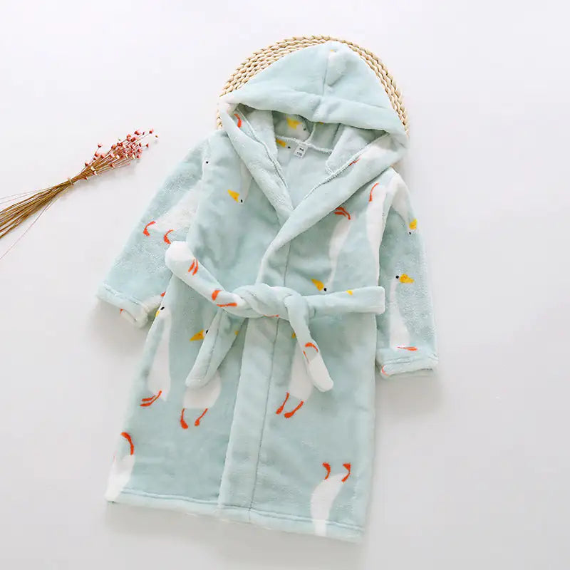 Children's Flannel Bathrobes