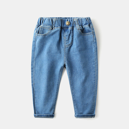 Boys Elastic Waist  Denim