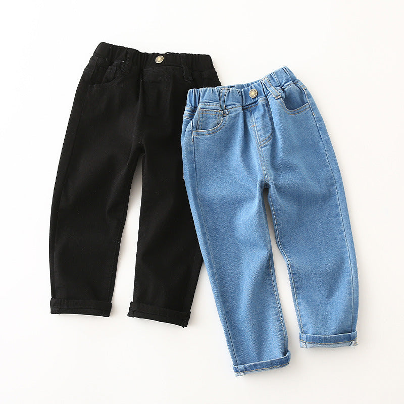 Boys Elastic Waist  Denim