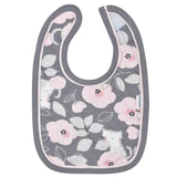 Baby Girl 3-Piece Floral Bibs & Burp Set