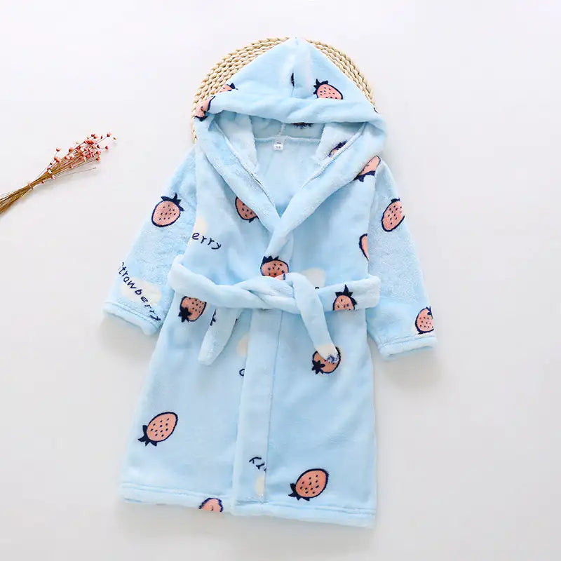 Children's Flannel Bathrobes