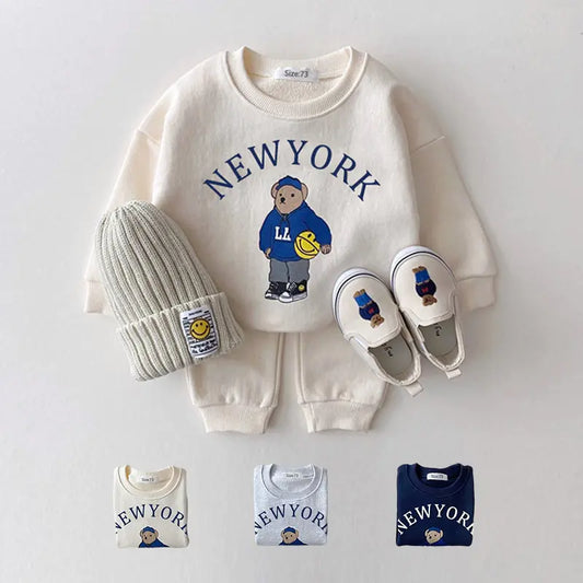 Baby Boy Casual Sweatshirt and Pants Set